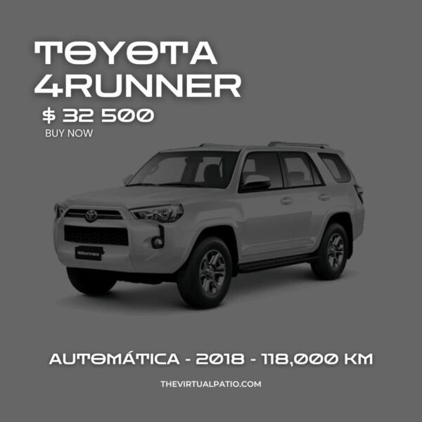 TOYOTA 4RUNNER 2018 - AUTOMÁTICA