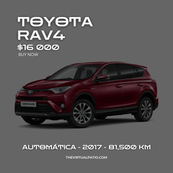 TOYOTA RAV4 2017 - AUTOMÁTICA